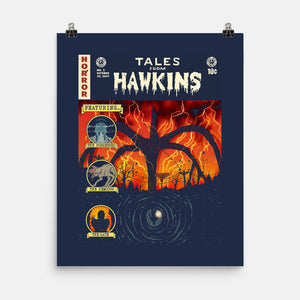 Tales From Hawkins-None-Matte-Poster-Green Devil