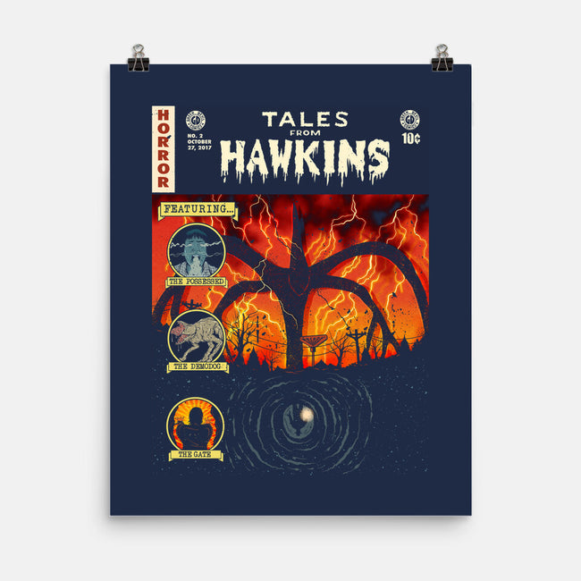 Tales From Hawkins-None-Matte-Poster-Green Devil