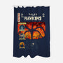 Tales From Hawkins-None-Polyester-Shower Curtain-Green Devil