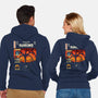 Tales From Hawkins-Unisex-Zip-Up-Sweatshirt-Green Devil