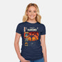 Tales From Hawkins-Womens-Fitted-Tee-Green Devil