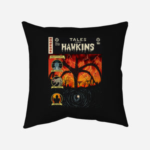 Tales From Hawkins-None-Removable Cover w Insert-Throw Pillow-Green Devil