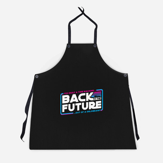 Back To The Stars-Unisex-Kitchen-Apron-rocketman_art