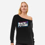 Back To The Stars-Womens-Off Shoulder-Sweatshirt-rocketman_art