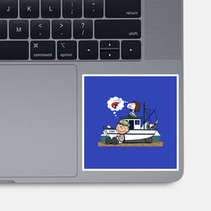 Shrimp Nuts-None-Glossy-Sticker-Boggs Nicolas