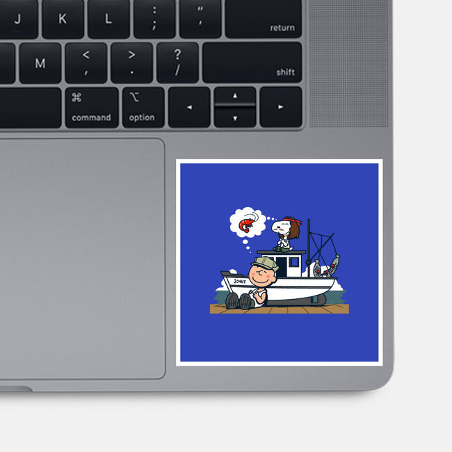 Shrimp Nuts-None-Glossy-Sticker-Boggs Nicolas
