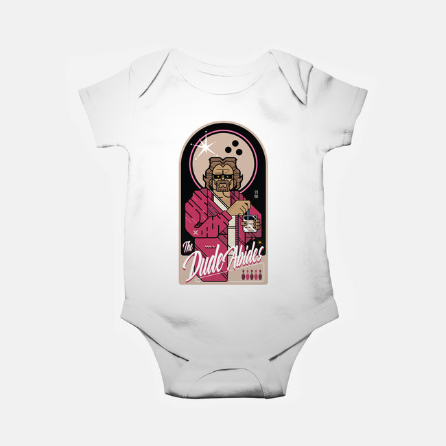 The Dude Abides-Baby-Basic-Onesie-BadBox