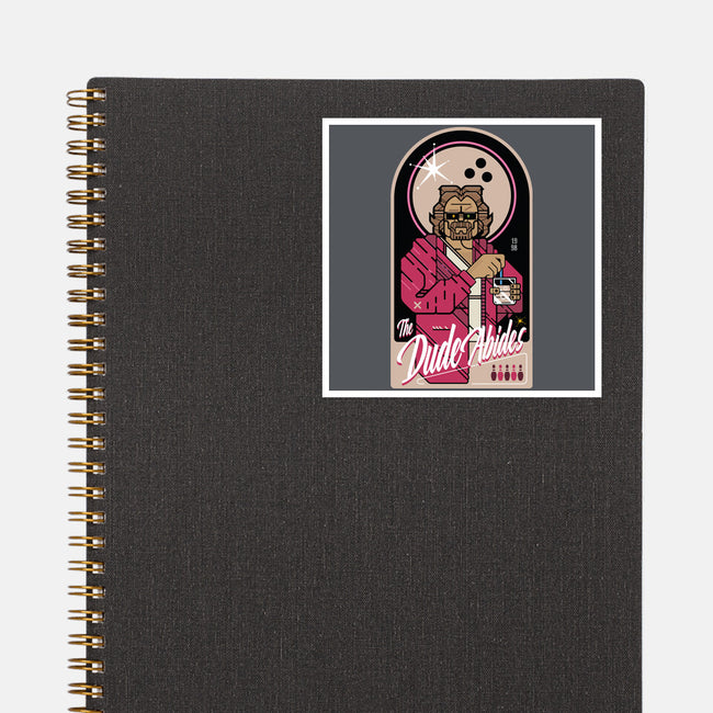 The Dude Abides-None-Glossy-Sticker-BadBox