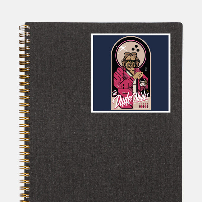 The Dude Abides-None-Glossy-Sticker-BadBox
