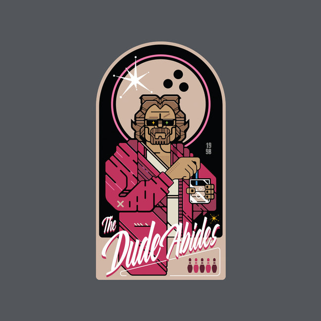 The Dude Abides-Womens-Fitted-Tee-BadBox