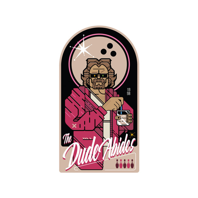 The Dude Abides-Mens-Basic-Tee-BadBox