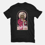 The Dude Abides-Womens-Fitted-Tee-BadBox