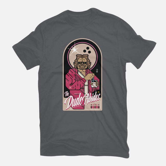 The Dude Abides-Womens-Fitted-Tee-BadBox