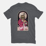The Dude Abides-Womens-Fitted-Tee-BadBox
