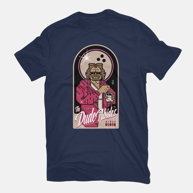 The Dude Abides-Womens-Fitted-Tee-BadBox