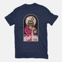 The Dude Abides-Womens-Fitted-Tee-BadBox