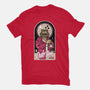 The Dude Abides-Womens-Fitted-Tee-BadBox