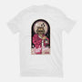 The Dude Abides-Womens-Fitted-Tee-BadBox