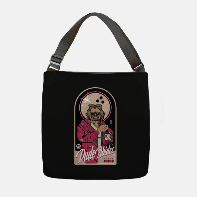 The Dude Abides-None-Adjustable Tote-Bag-BadBox