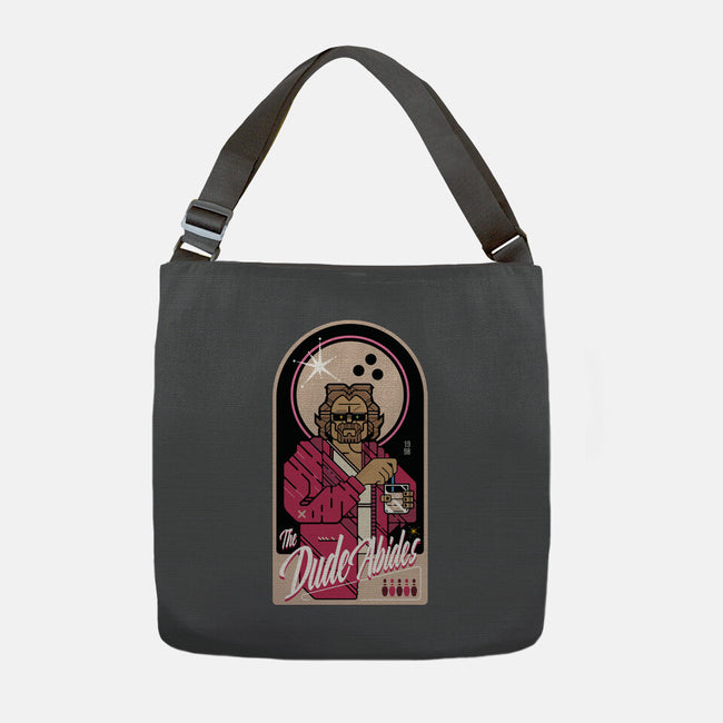 The Dude Abides-None-Adjustable Tote-Bag-BadBox
