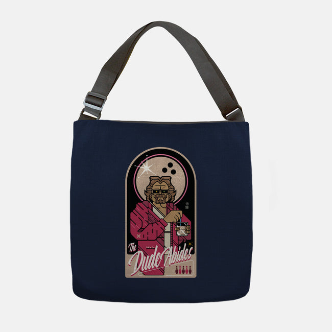 The Dude Abides-None-Adjustable Tote-Bag-BadBox