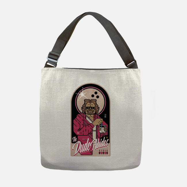 The Dude Abides-None-Adjustable Tote-Bag-BadBox