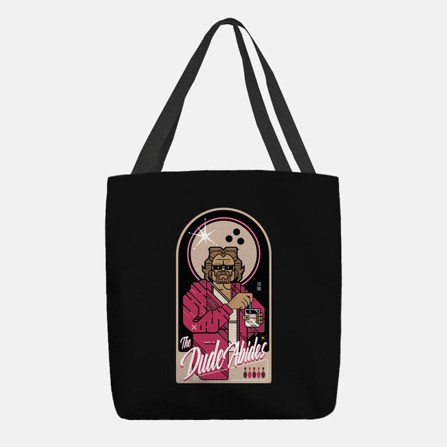 The Dude Abides-None-Basic Tote-Bag-BadBox