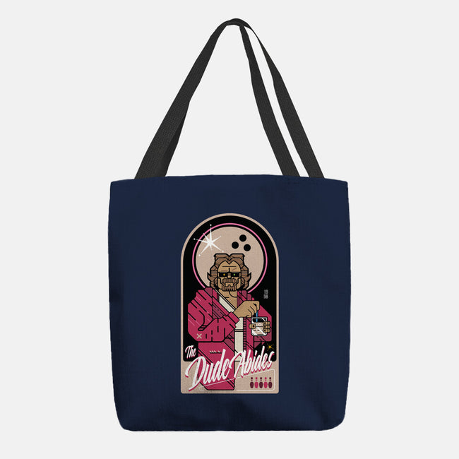 The Dude Abides-None-Basic Tote-Bag-BadBox