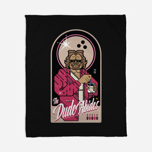 The Dude Abides-None-Fleece-Blanket-BadBox