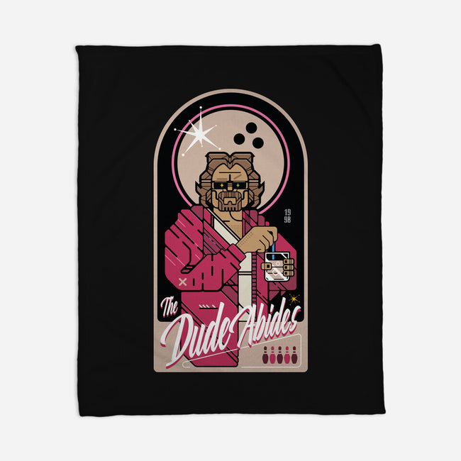 The Dude Abides-None-Fleece-Blanket-BadBox