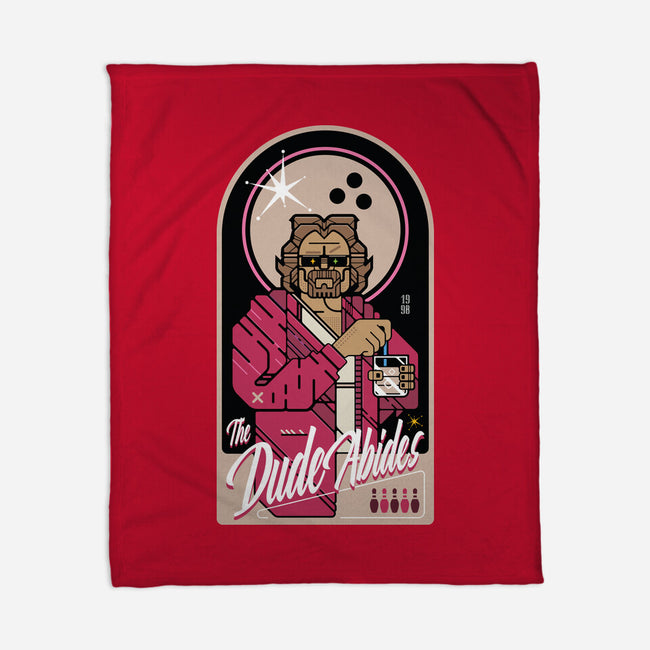 The Dude Abides-None-Fleece-Blanket-BadBox