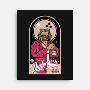 The Dude Abides-None-Stretched-Canvas-BadBox