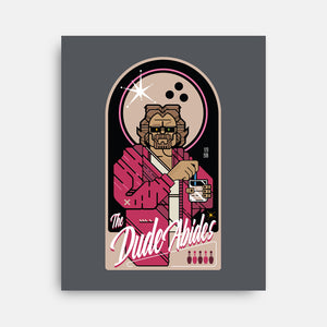 The Dude Abides-None-Stretched-Canvas-BadBox