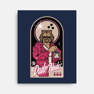 The Dude Abides-None-Stretched-Canvas-BadBox