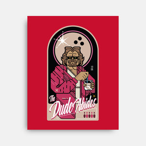 The Dude Abides-None-Stretched-Canvas-BadBox