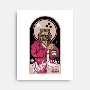 The Dude Abides-None-Stretched-Canvas-BadBox