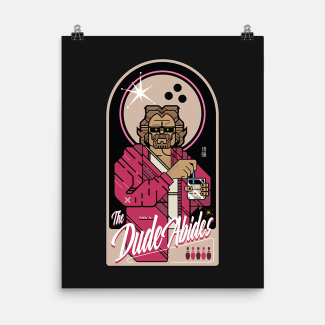 The Dude Abides-None-Matte-Poster-BadBox