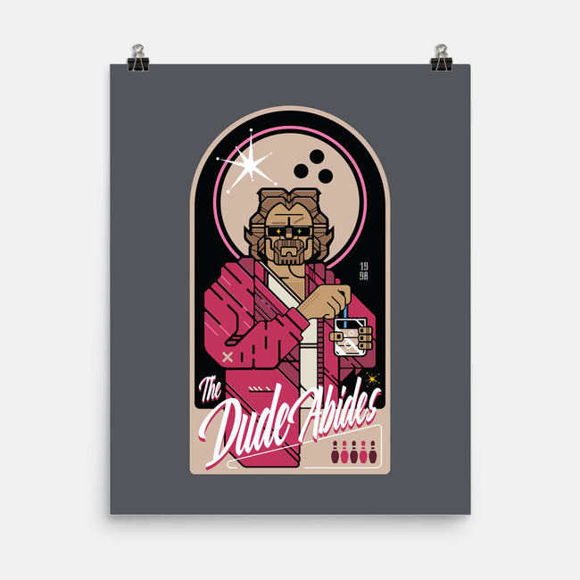 The Dude Abides-None-Matte-Poster-BadBox