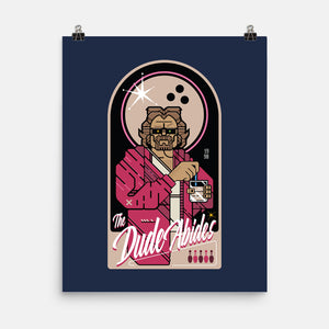 The Dude Abides-None-Matte-Poster-BadBox