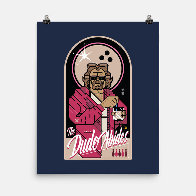 The Dude Abides-None-Matte-Poster-BadBox