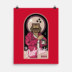 The Dude Abides-None-Matte-Poster-BadBox