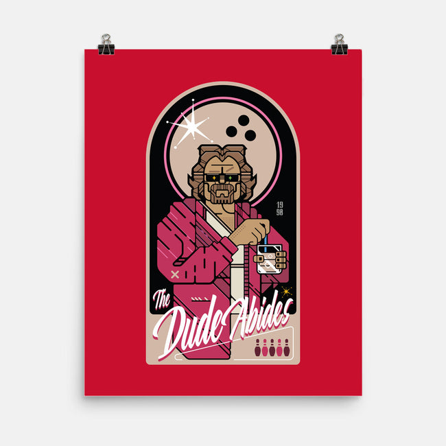 The Dude Abides-None-Matte-Poster-BadBox