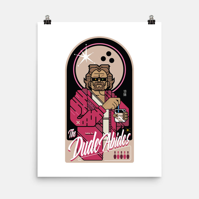 The Dude Abides-None-Matte-Poster-BadBox