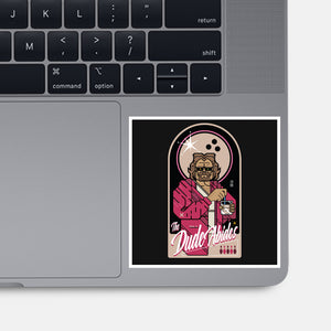 The Dude Abides-None-Glossy-Sticker-BadBox