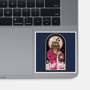 The Dude Abides-None-Glossy-Sticker-BadBox