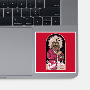 The Dude Abides-None-Glossy-Sticker-BadBox