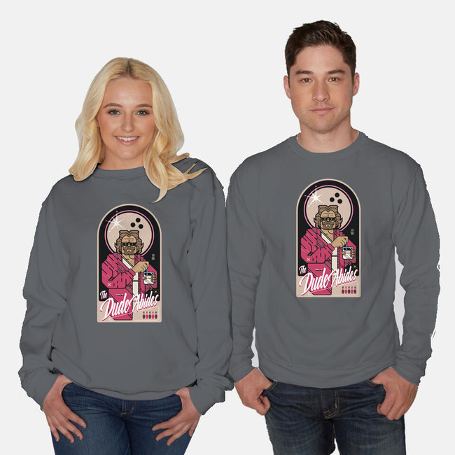 The Dude Abides-Unisex-Crew Neck-Sweatshirt-BadBox