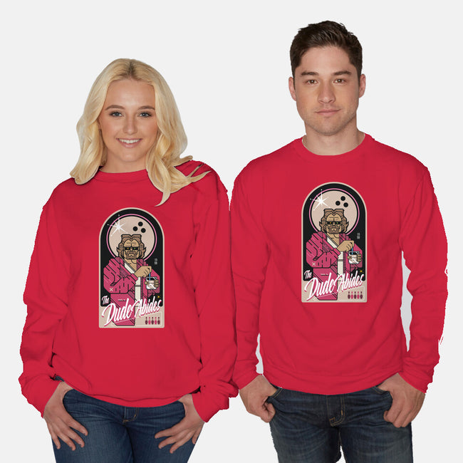 The Dude Abides-Unisex-Crew Neck-Sweatshirt-BadBox