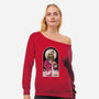 The Dude Abides-Womens-Off Shoulder-Sweatshirt-BadBox