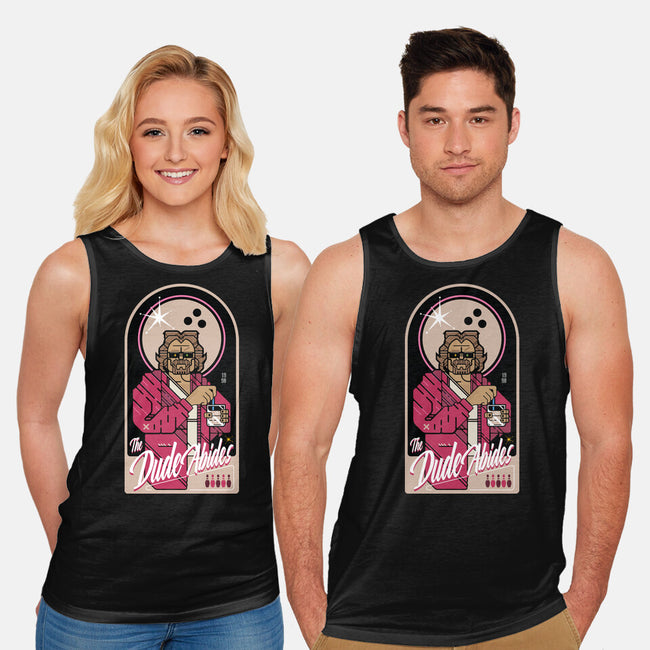 The Dude Abides-Unisex-Basic-Tank-BadBox